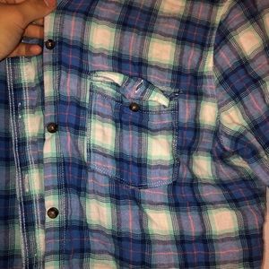 Blue flannel